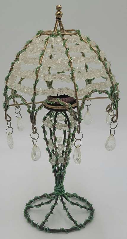 Beaded Lamp Tealight Candle Holder - Lovely Pattern of Light