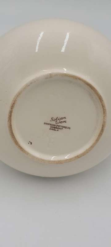 Solian Ware Jug from Simpsons Pottery in Cobridge, England