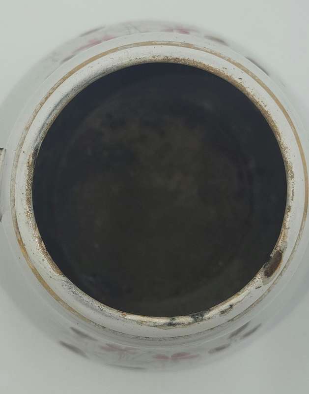 Vintage Enamel Teapot - 24cm H x 25cm L x 14cm diameter