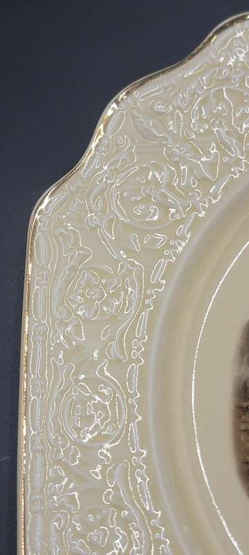 Vintage Crown Devon Decorative Plate "Cries of London" - Embossed Edge & Gold Trim - 26cm diameter