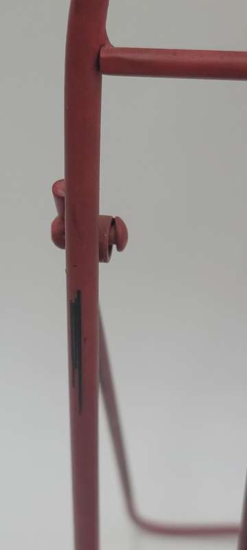 Vintage Red Rooster Metal Recipe Book Stand - Vibrant Colour - Lovely Boho Style