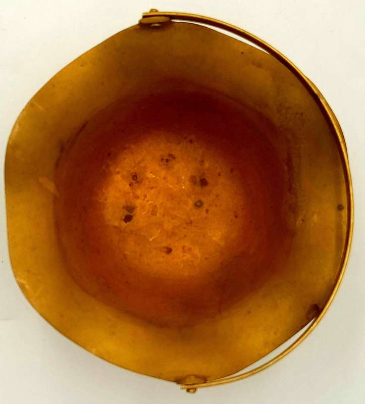Vintage Heavy Indian Brass Trio - Water Vase/Pot, Jug & Basket - Traditional & Beautiful Colour