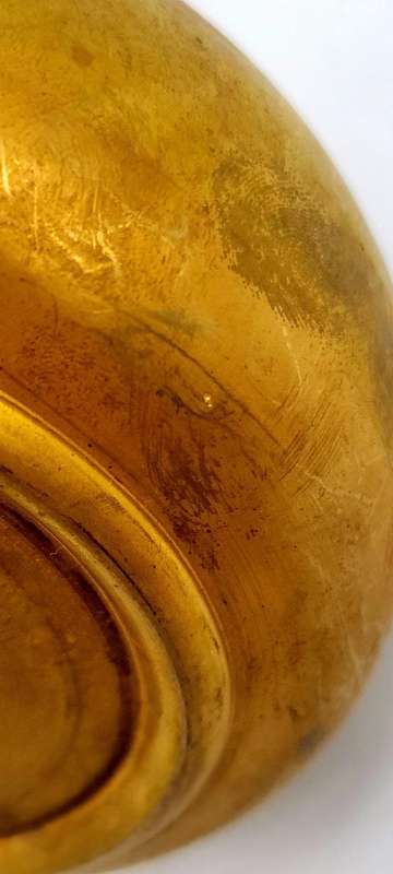 Vintage Heavy Indian Brass Trio - Water Vase/Pot, Jug & Basket - Traditional & Beautiful Colour