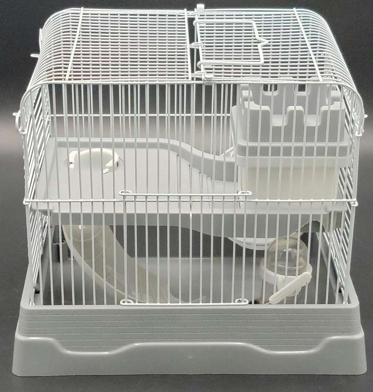 Double Storey Hamster Cage - Flamingo Dinky - 30cm L x 23cm H x 26cm H