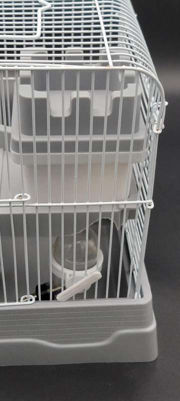 Double Storey Hamster Cage - Flamingo Dinky - 30cm L x 23cm H x 26cm H