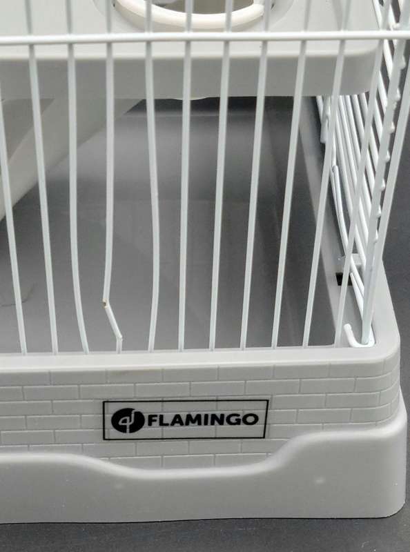 Double Storey Hamster Cage - Flamingo Dinky - 30cm L x 23cm H x 26cm H