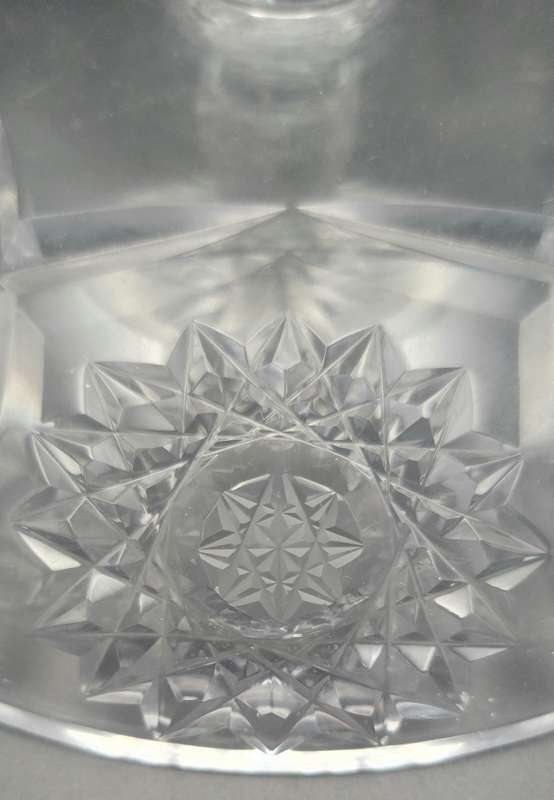 Vintage Cut Glass Pedestal - Versatile use as Candy, Bon Bon or Nuts Bowl