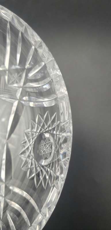 Vintage Cut Glass Pedestal - Versatile use as Candy, Bon Bon or Nuts Bowl