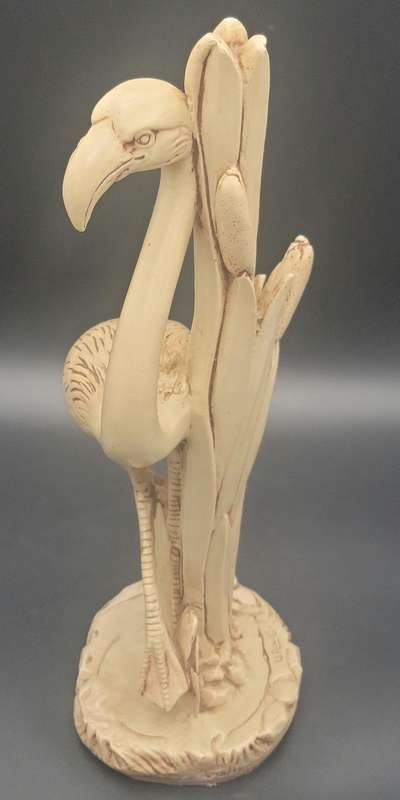 Vintage Le Ron Flamingo Figurine - Signed - In Great Condition