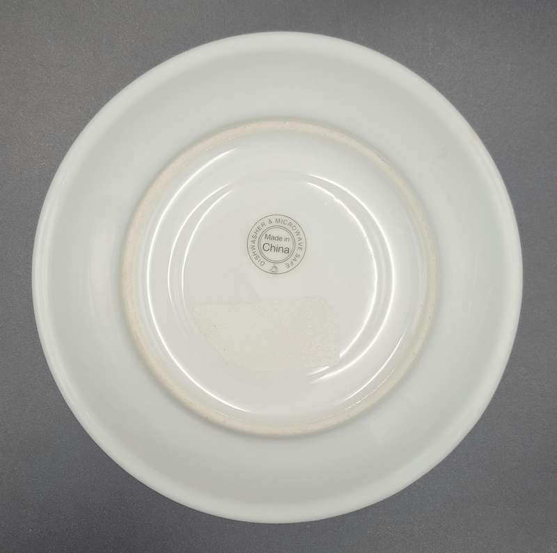 Vintage Blue & White Cup and Saucer - Floral Design