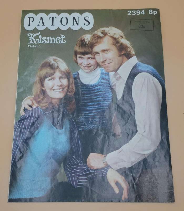 Vintage Knitting Pattern - Printed by Patons & Balwins Limited 1973
