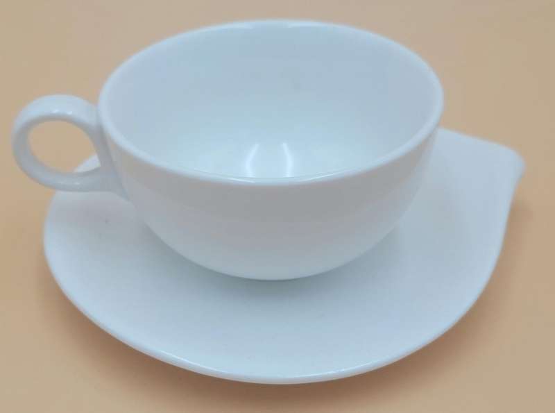 Elegant Teardrop Saucer & Cup - Great Condition