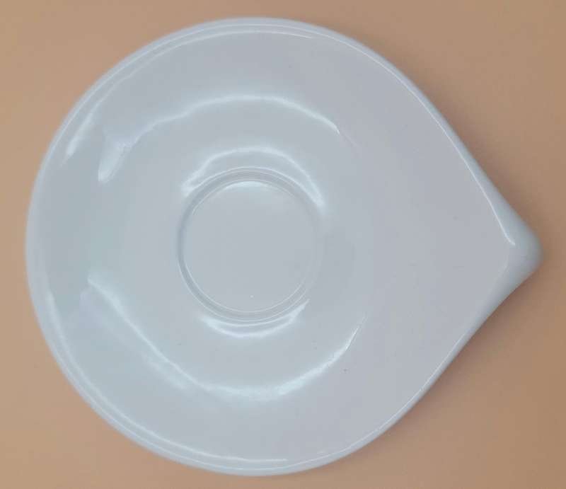 Elegant Teardrop Saucer & Cup - Great Condition
