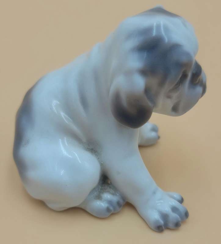 Vintage Royal Copenhagen Bulldog Puppy Figurine - model nr #1139 -by Dahl Jensen - Denmark