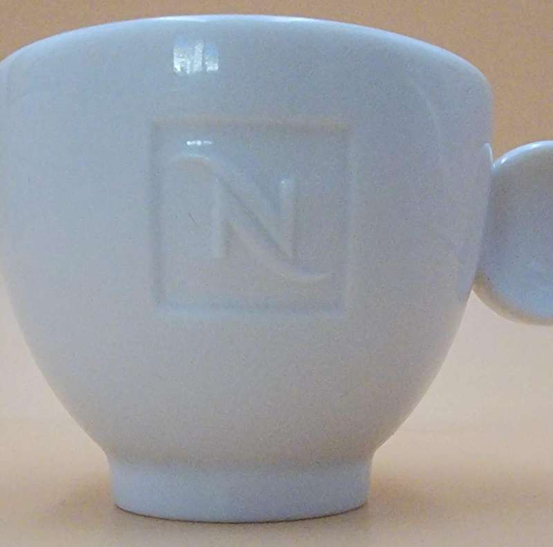 Pair of Nespresso Branded Espresso Cups & Saucers - Perfect Condition - Made in Germany