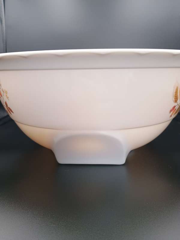 Vintage Marks & Spencer "Harvest" Melamine Mixing Bowl with Side Rest - 29cm Diameter - Pristine !