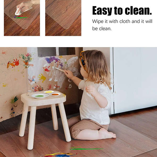 Office Chair Mat Transparent - Clear Mat Floor & Carpet Protector