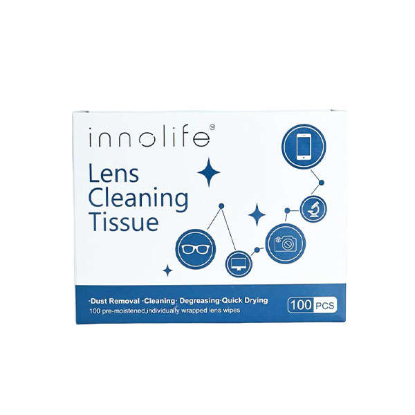 Lens Cleaning Wipes 100pc - Glasses, Camera, Monitor Screen, Cellphone