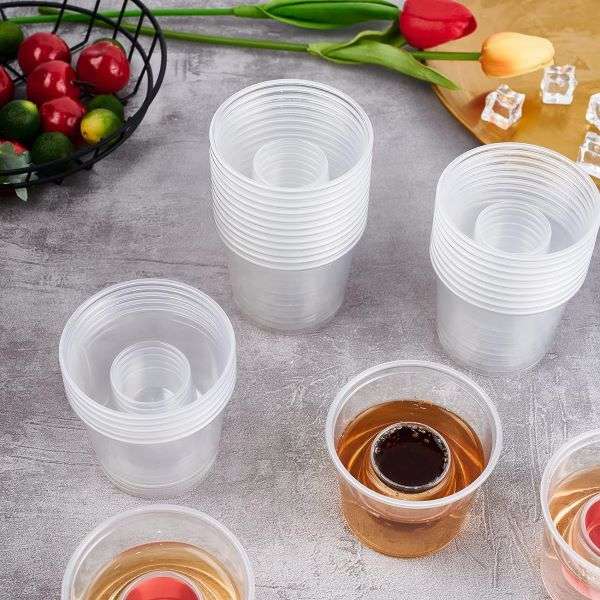 Shot Glasses - Jager Bomb Shooters - Jagerbomb - 6 Plastic Cups