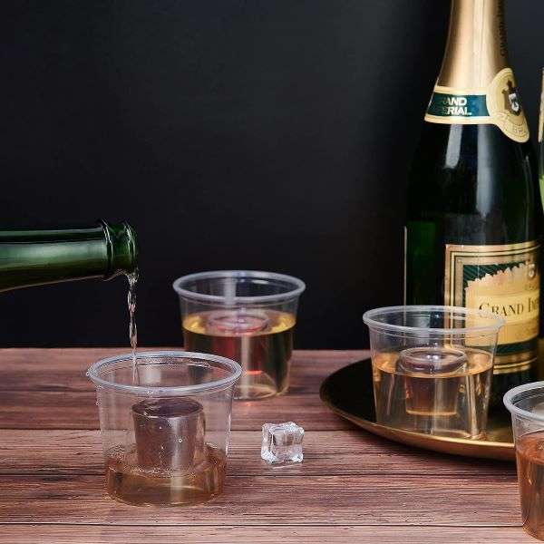 Shot Glasses - Jager Bomb Shooters - Jagerbomb - 6 Plastic Cups