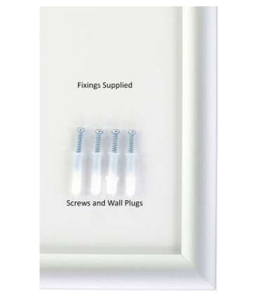 Snap Frame A1 - 25mm Clip Frame - Easy Loader Poster Frame - Silver