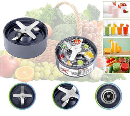 Blender Blade and Gasket Set (2pcs) Compatible with Nutribullet 900W