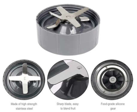 Replacement Juicer Blender Blade Set 4PCs Compatible with Nutribullet 600W