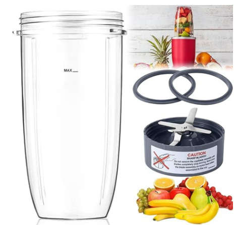 Replacement Juicer Blender Blade 4PCs Compatible with Nutribullet 900W
