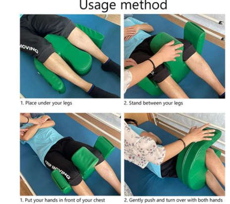 Turning Device & Bedroll Pillow for Elderly Paralysis - Multifunctional - Green