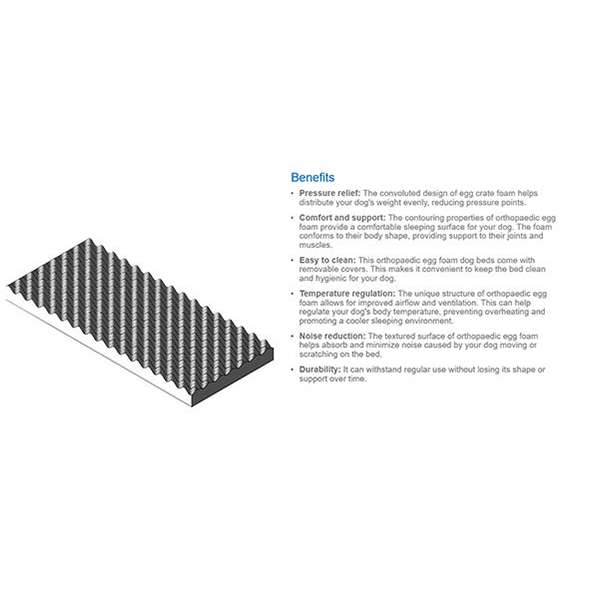 Dog Mattress - Dog Bed - Orthopaedic Dog Mattress - Comfort Pet Bed - XL