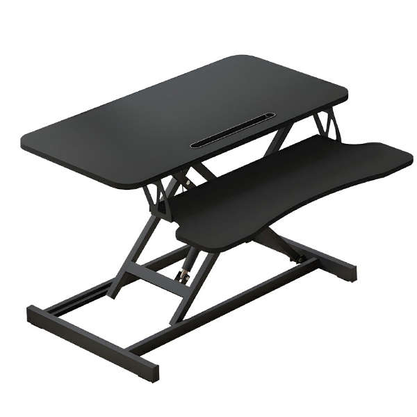 Height Adjustable Standing Desk Converter- Ergonomic Desk Riser-Black