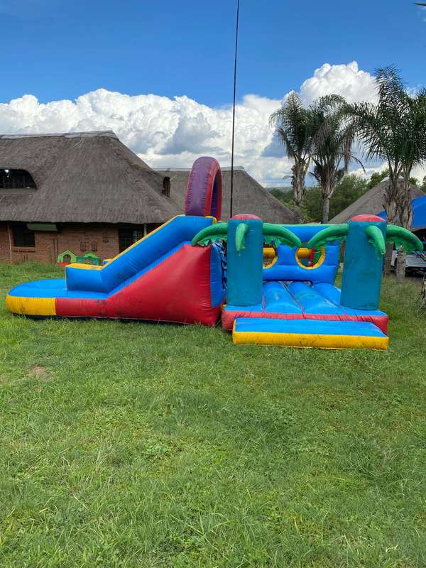 Jumping Castle - Tropical Island - 8m x 8m with blower