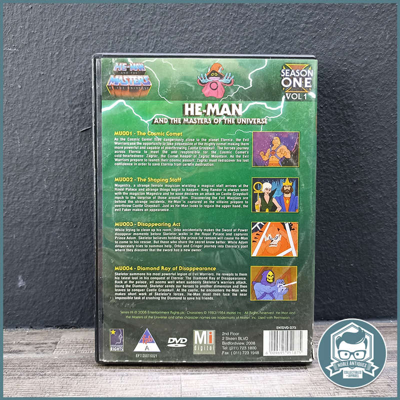 2005 He-Man and the Masters of the Universe Season 1 Vol 1!!!