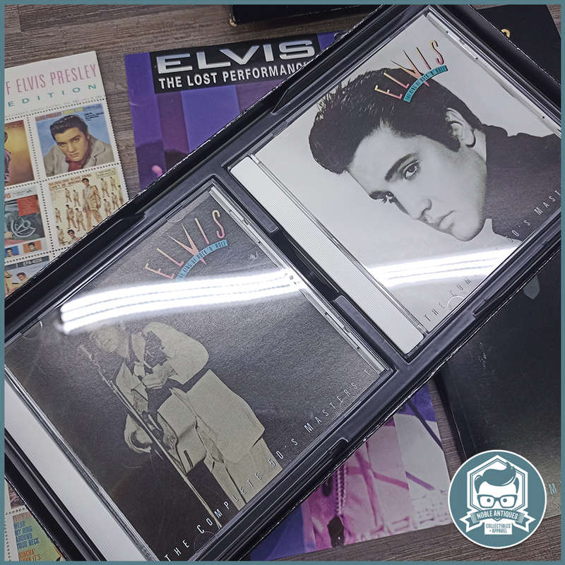 Boxed Elvis Presley The Complete 50's Masters 5 CD Box Set w/Collectible Stamp Sheet and books!!!
