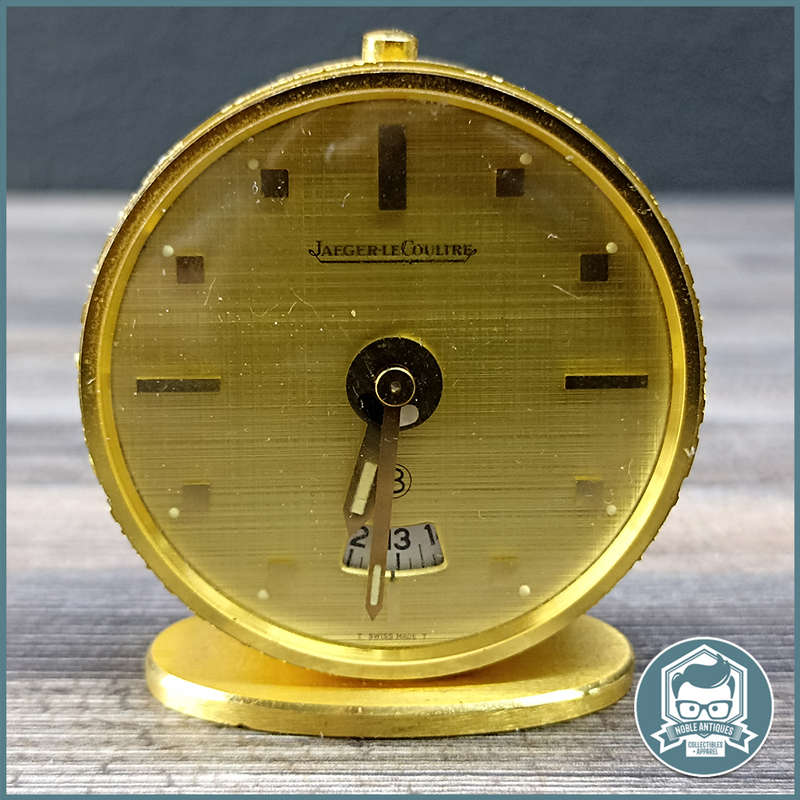 Vintage Jaeger-lecoultre - Travel Alarm Clock - 8 Day Movement (Not Tested)!!!