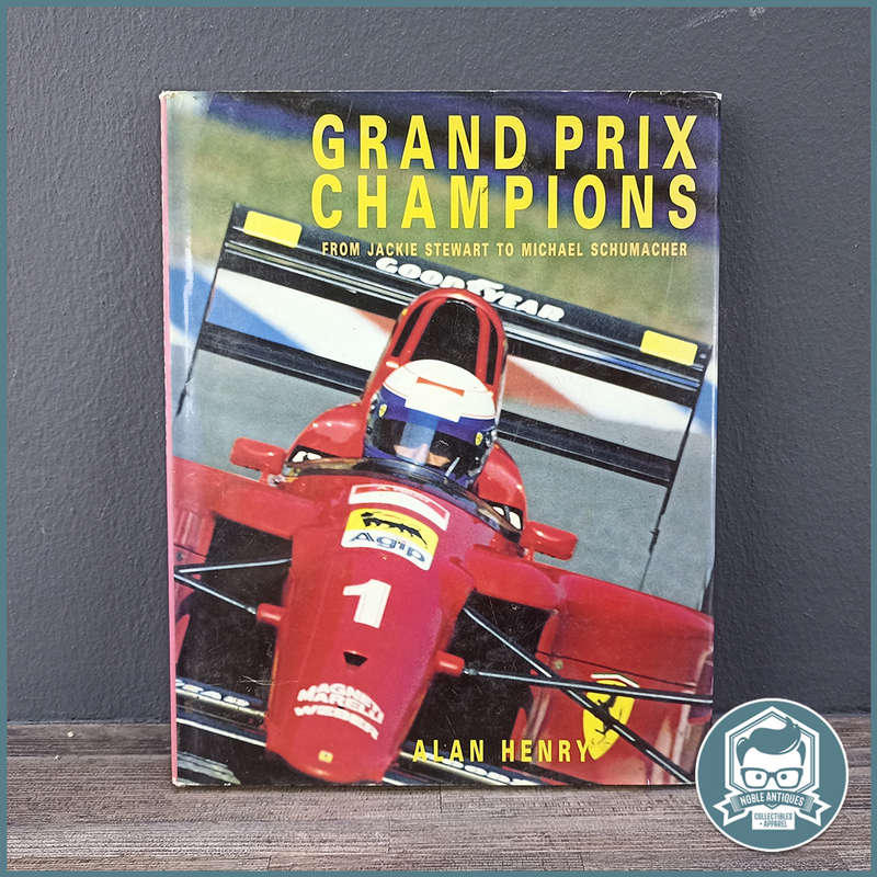 Grand Prix Champions: From Jackie Stewart to Michael Schumacher Book by Alan Henry!!!