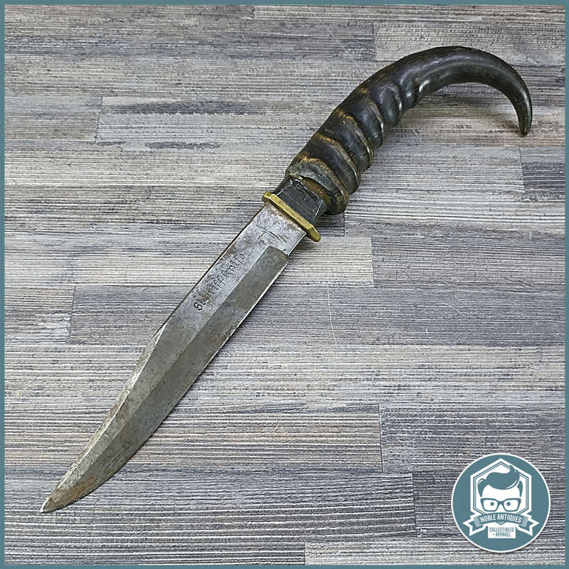 Vintage German Sheriff Knife With Antler Handle!!!