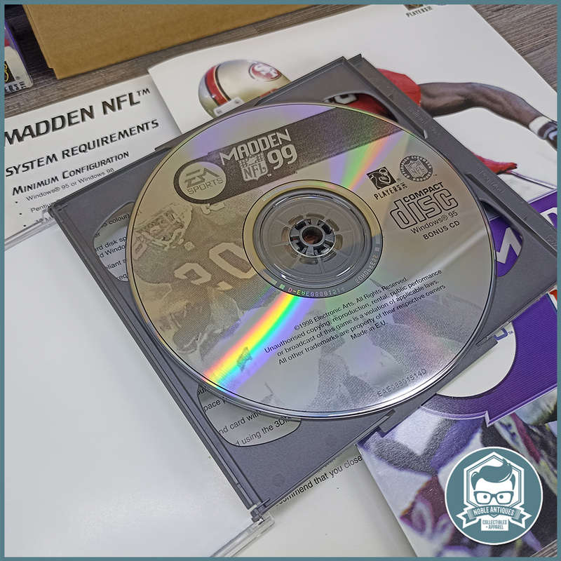 Vintage 1998 Big Box PC Game Madden NFL 99 !!!