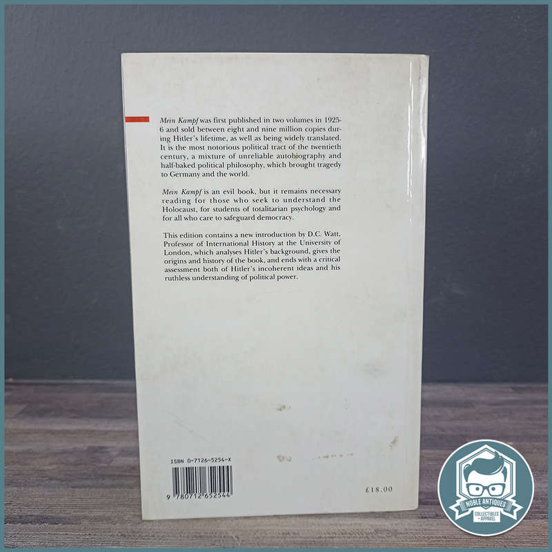 Mein Kampf ADOLF HITLER Translated by Ralph Manheim With an introduction by D.C. Watt!!!