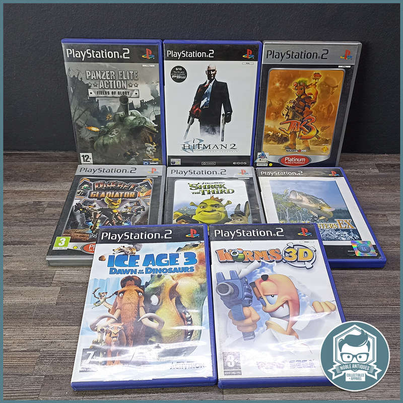 PlayStation 2 Game Collection - Disks and Manuals Included Worms No Book!!!