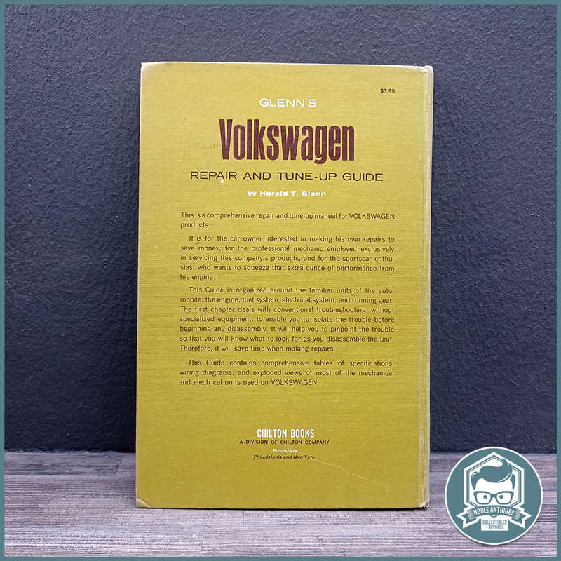 1964 Hardcover - Volkswagen REPAIR AND TUNE-UP GUIDE!!!