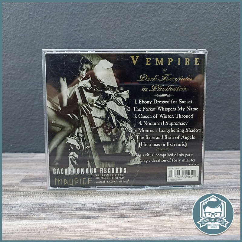 CD - Cradle of Filth - Vempire Or Dark Faerytales In Phallustein!!!