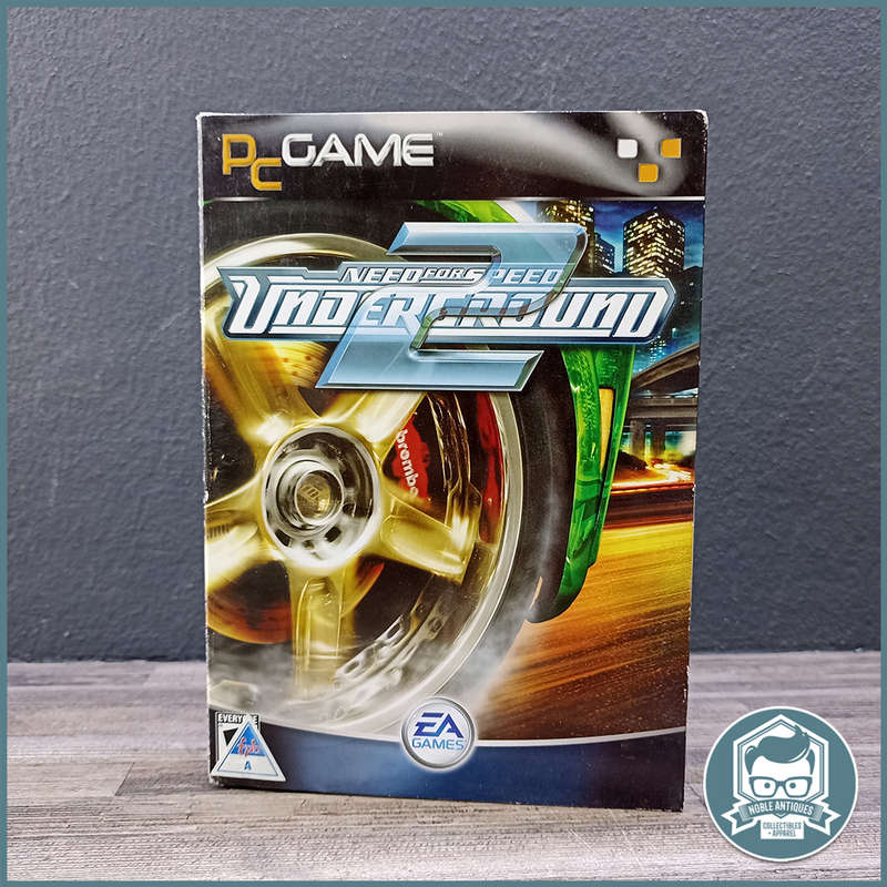 Original Vintage Big Box Need for Speed Underground 2 PC Game!!!
