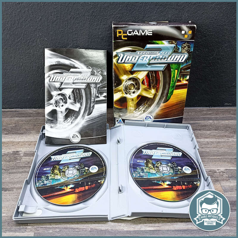 Original Vintage Big Box Need for Speed Underground 2 PC Game!!!