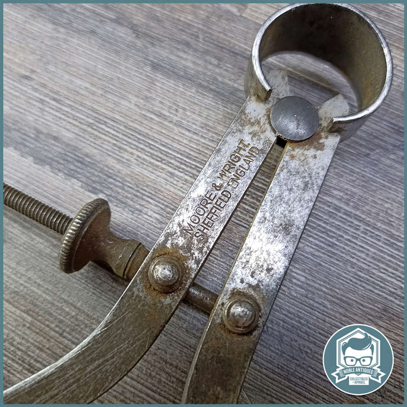 Vintage English Moore & Wright Outside Spring Calipers!!!
