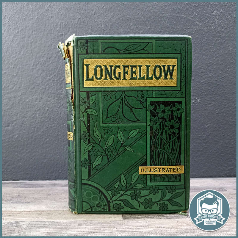 Antique 1880's Longfellows Poetical Works  Illustrated !!!