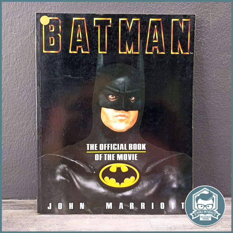 1989 Batman : Official Book of the Movie by John Marriott!!!