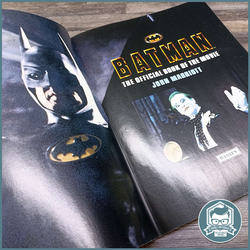 1989 Batman : Official Book of the Movie by John Marriott!!!