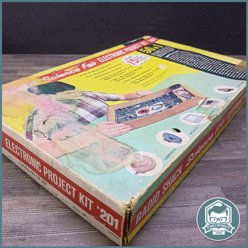 Original Boxed 1960's Science Fair ELECTRONIC PROJECT KIT *201!!!