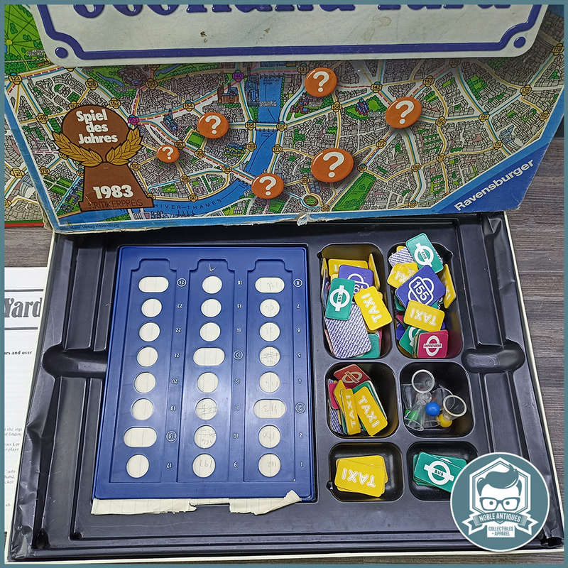 Original Boxed Vintage 1980's Ravensburger Scotland Yard Board Game!!!